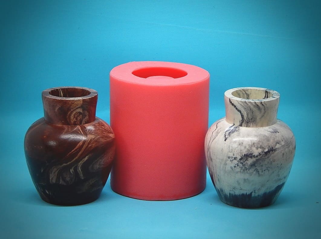 Форма из силикона для отливки вазы пелика мод 2