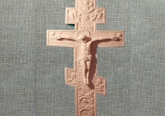 Православный крест из гипса